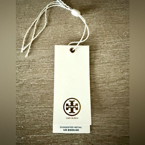 Tory Burch Robinson Pebbled Leather Square Tote in Tigers Eye (Tan) - EUC - Picture 11 of 11